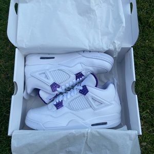 JORDAN 4 “METALLIC PURPLE”/“COURT PURPLE”